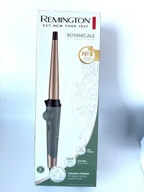 Remington Botanicals ½”-1” Tapered Curling Wand Ceramic Botanical